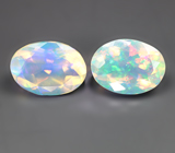 Пара ограненных эфиопских опалов 1,93 карата