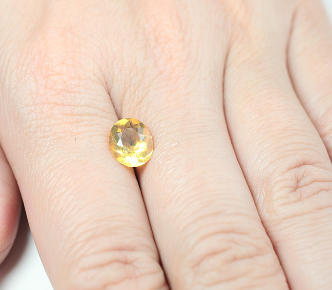 Бразильский кристаллический «солнечный» опал 1,49 карата