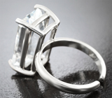 Кольцо с чистейшим гошенитом 10,06 карата Серебро 925