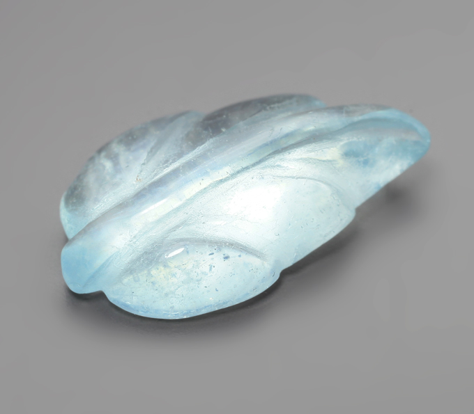 Резной аквамарин 3,32 карата