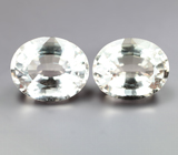 Серьги с гелиодорами высокой чистоты 5,77 карата Золото