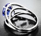 Кольцо с танзанитом 4,92 карата и бриллиантами Золото