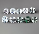Набор из 10 шпинелей 2,87 карата