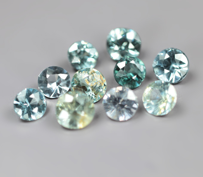 Набор из 10 шпинелей 1,39 карата