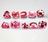 Набор из 10 шпинелей 1,54 карата