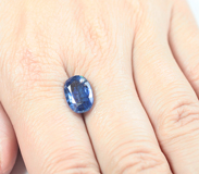 Крупный васильковый кианит 4,83 карата