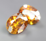 Пара золотисто-желтых сфенов 3,57 карата