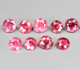 Набор из 9 шпинелей 1,3 карата