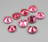 Набор из 9 шпинелей 1,3 карата