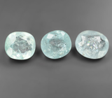 Набор из 3 параиба турмалинов 2,9 карата