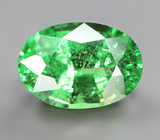 «Неоновый» цаворит 1,24 карата