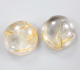 Парный рутиловый кварц 19,29 карата