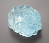 Крупный резной аквамарин 18,02 карата