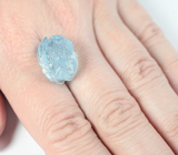 Крупный резной аквамарин 18,02 карата