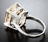 Кольцо с чистейшим империал топазом 26,17 карата