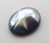 Кольцо cо звездчатым сапфиром 2,25 карата Серебро 925