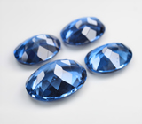 Крупный! Набор из 4 флюоритов со сменой цвета 38,75 карата