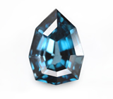 Чистейший синий London топаз авторской огранки 3,09 карата