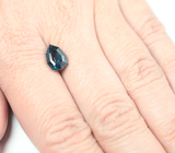 Чистейший синий London топаз авторской огранки 3,09 карата