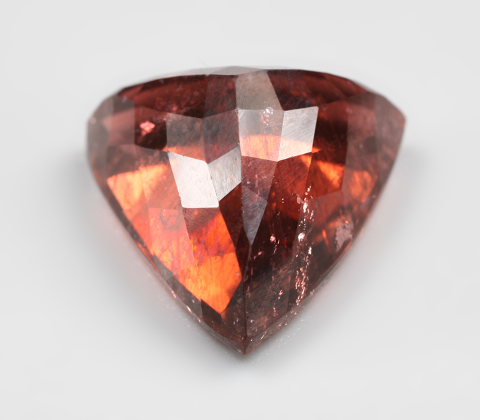 Крупный! Красновато-оранжевый турмалин 16,36 карата
