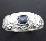 Кольцо с синим гранатом со сменой цвета 0,89 карата