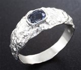 Кольцо с синим гранатом со сменой цвета 0,89 карата