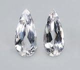 Крупная пара данбуритов высокой чистоты 4,87 карата