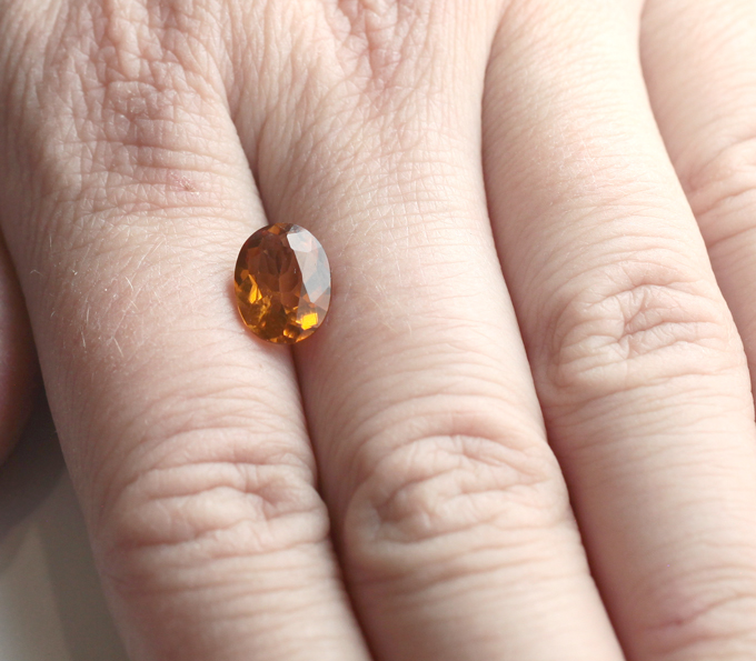 Чистейший цитрин мадейра 2,19 карата