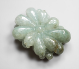 Крупный! Резной нефрит 100,9 карата