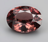 Чистейший красновато-оранжевый циркон 3,89 карата