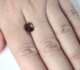 Чистейший красновато-оранжевый циркон 3,89 карата