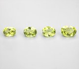 Набор из 4 перидотов 2,77 карата