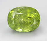 Крупный перидот с включением рутила 9,22 карата