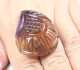 Крупный! Резной аметрин 112,2 карата