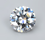 Топовая огранка! Бесцветный муассанит 0,76 карата