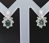 Комплект с александритами 2,67 карата и бриллиантами