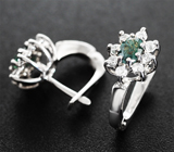 Комплект с александритами 2,67 карата и бриллиантами