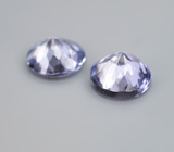 Пара цоизитов высокой чистоты 1,34 карата