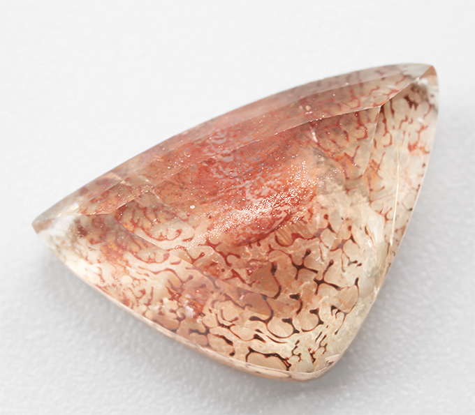 Орегонский солнечный камень 3,58 карата! Эффект Шиллера