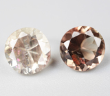 Пара орегонских солнечных камней 1,63 карата! Эффект Шиллера