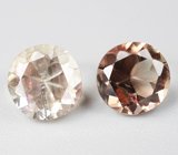 Пара орегонских солнечных камней 1,63 карата! Эффект Шиллера