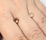 Пара орегонских солнечных камней 1,63 карата! Эффект Шиллера