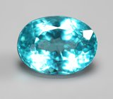 «Неоновый» апатит 1,4 карата