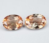 Пара андалузитов 1,14 карата