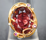 Комплект с турмалинами 30,87 карата, сапфирами и бриллиантами Золото