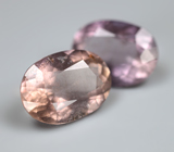 Пара скаполитов со сменой цвета 3,65 карата