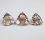 Крупный набор из 3 скаполитов со сменой цвета 6,28 карата