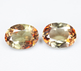 Пара андалузитов 1,24 карата