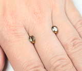 Пара андалузитов 1,07 карата