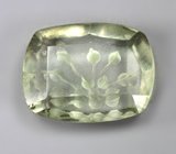 Резной зеленый аметист 9,04 карата